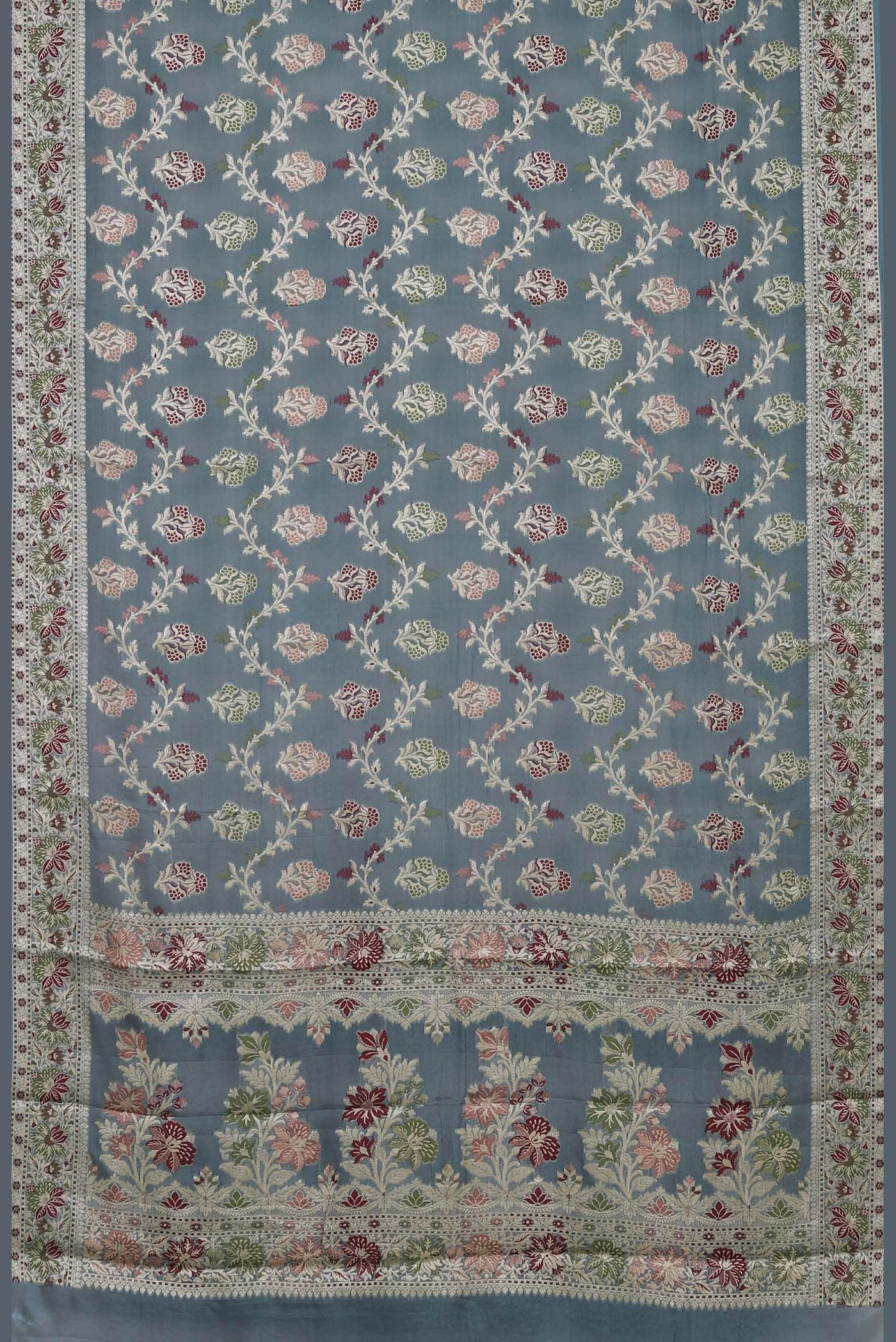 Blue Banarasi Georgette Saree