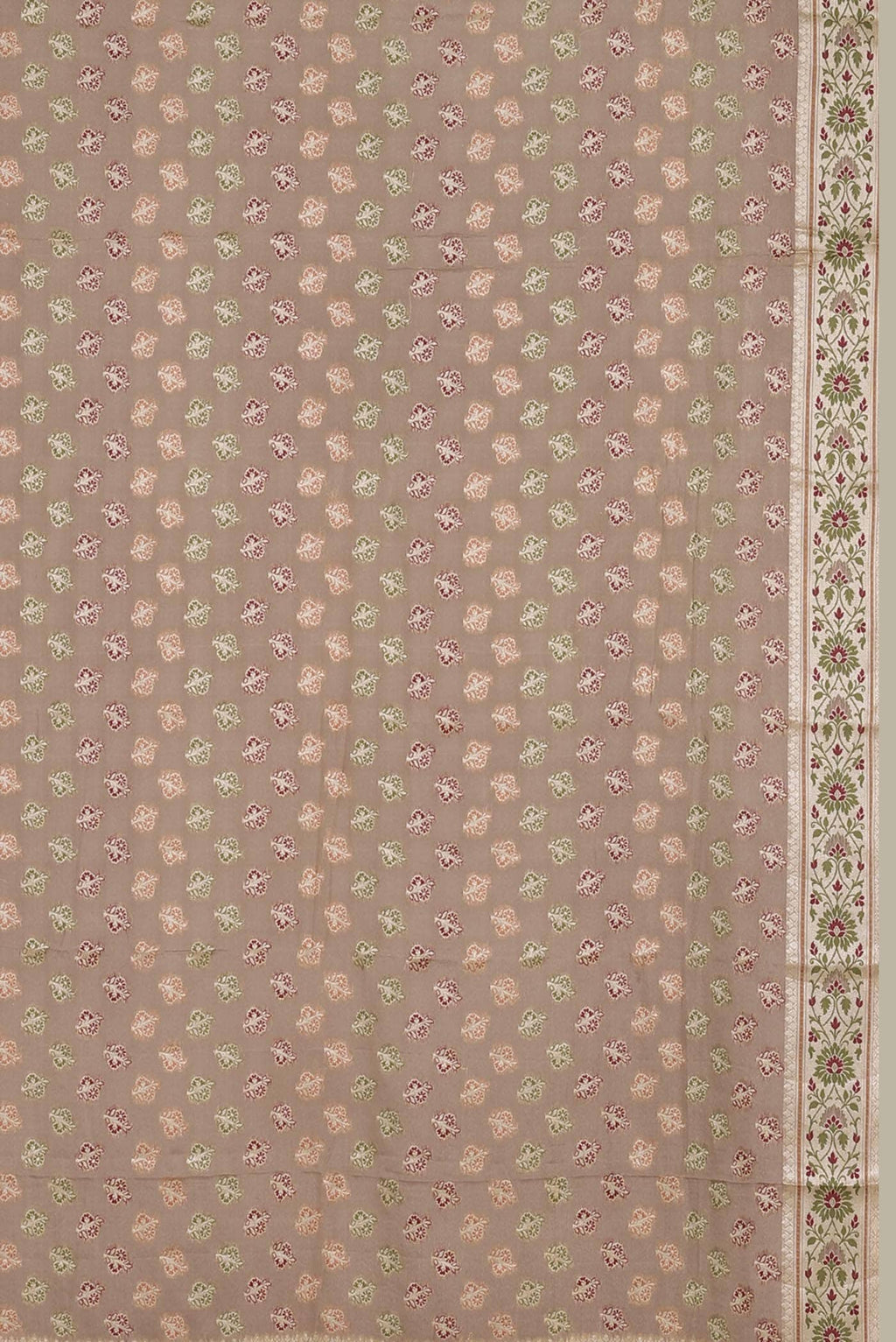 Beige Banarasi Georgette Saree