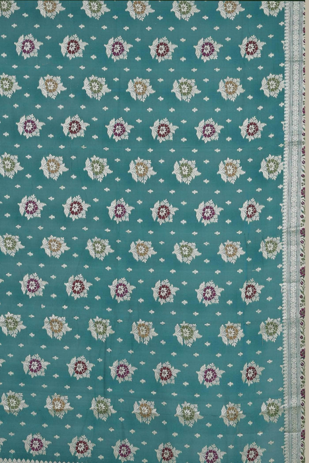Blue Banarasi Georgette Saree