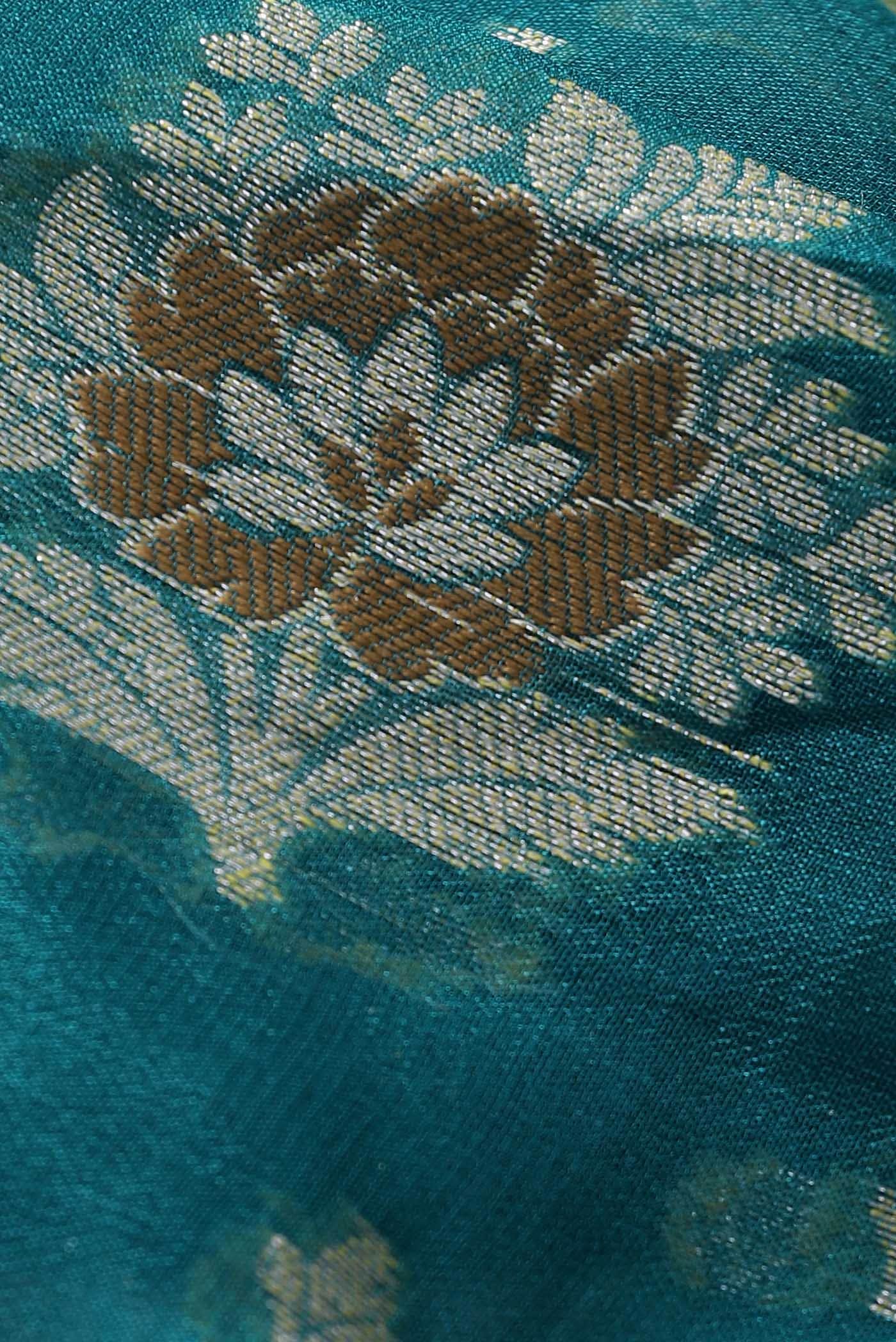 Blue Banarasi Georgette Saree