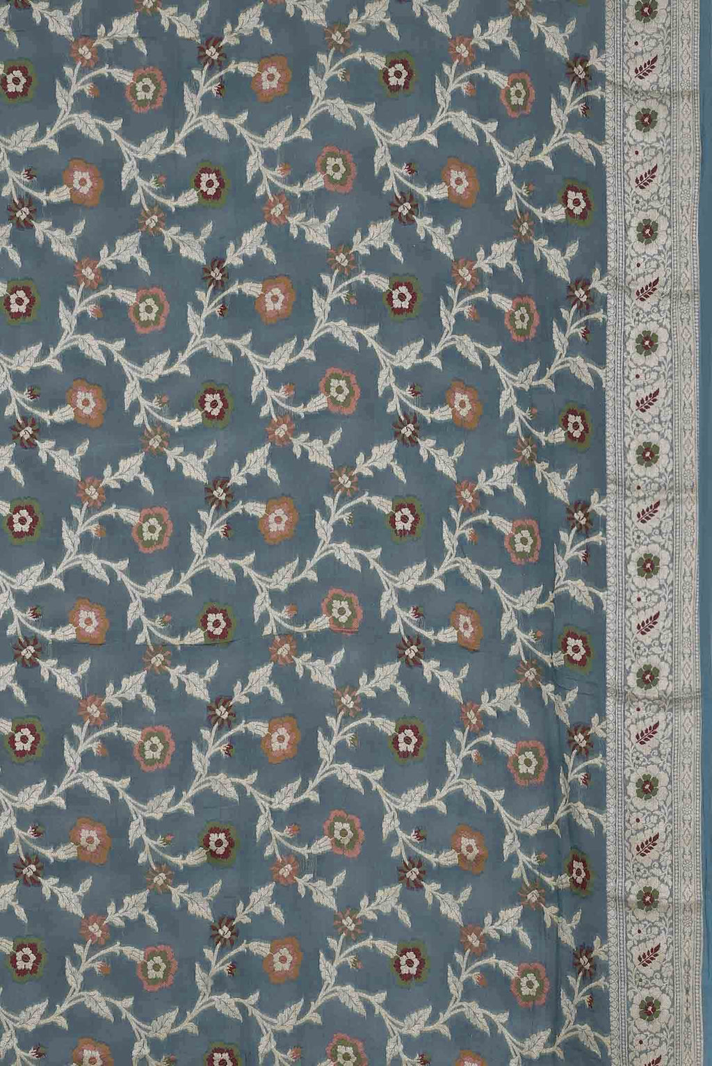 Blue Banarasi Georgette Saree