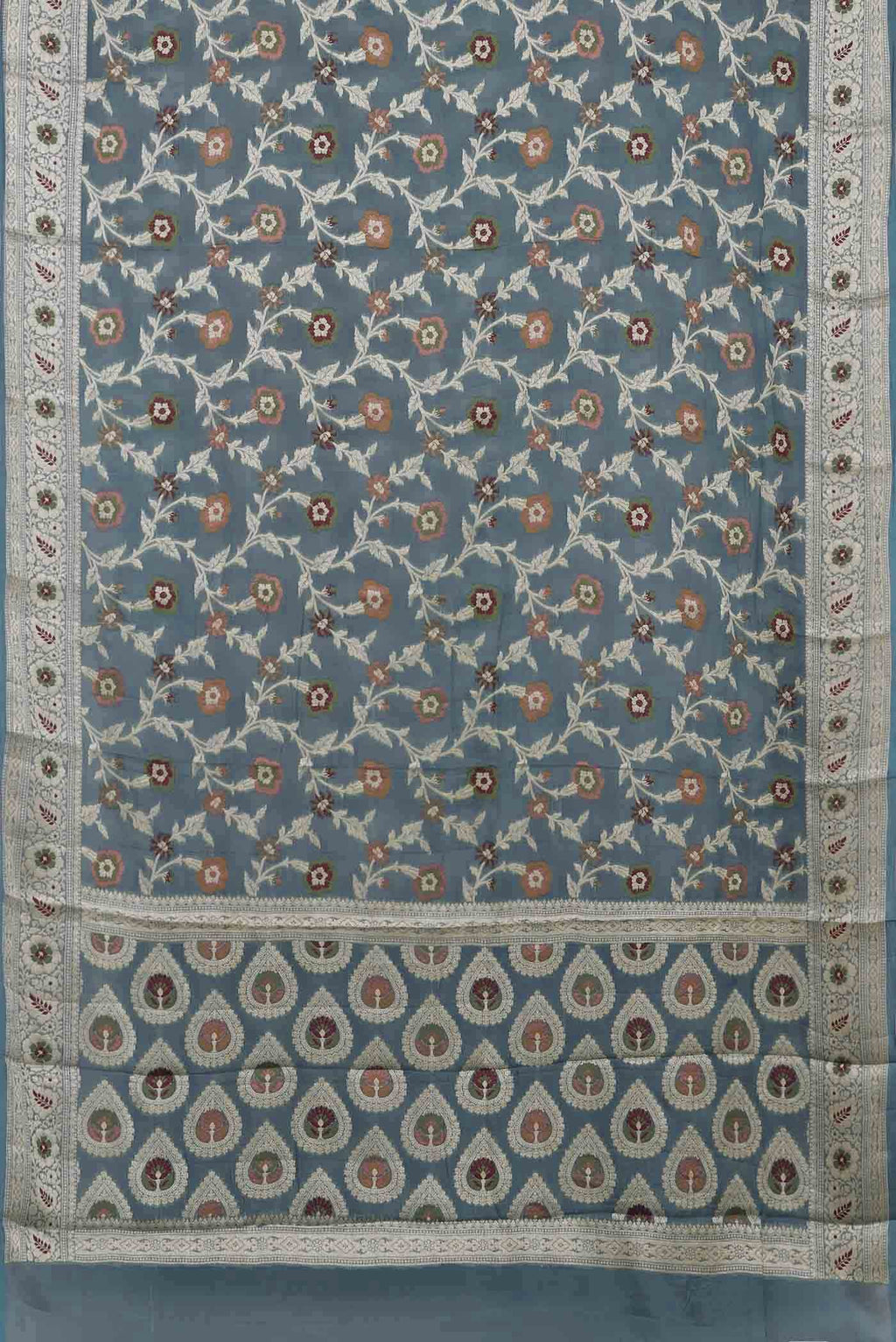 Blue Banarasi Georgette Saree
