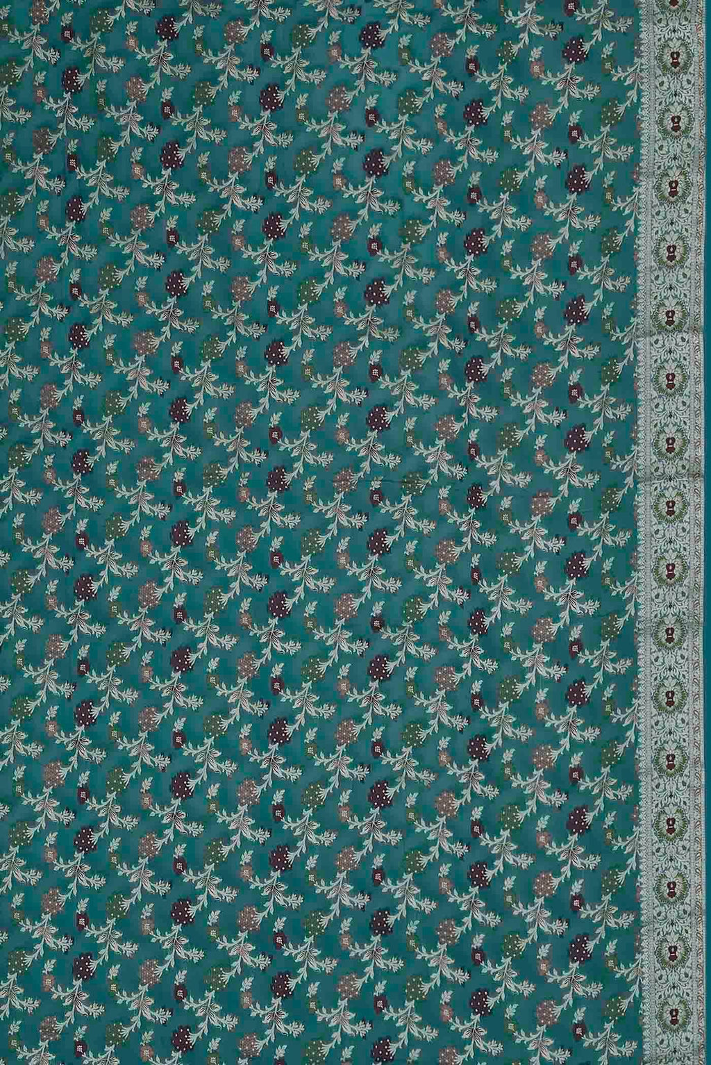 Blue Banarasi Georgette Saree