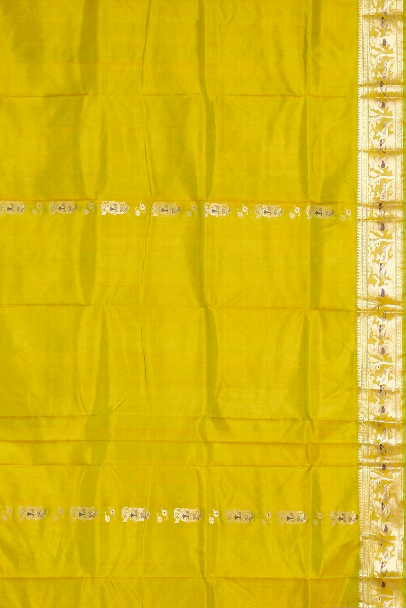 Green Baluchari Silk Saree