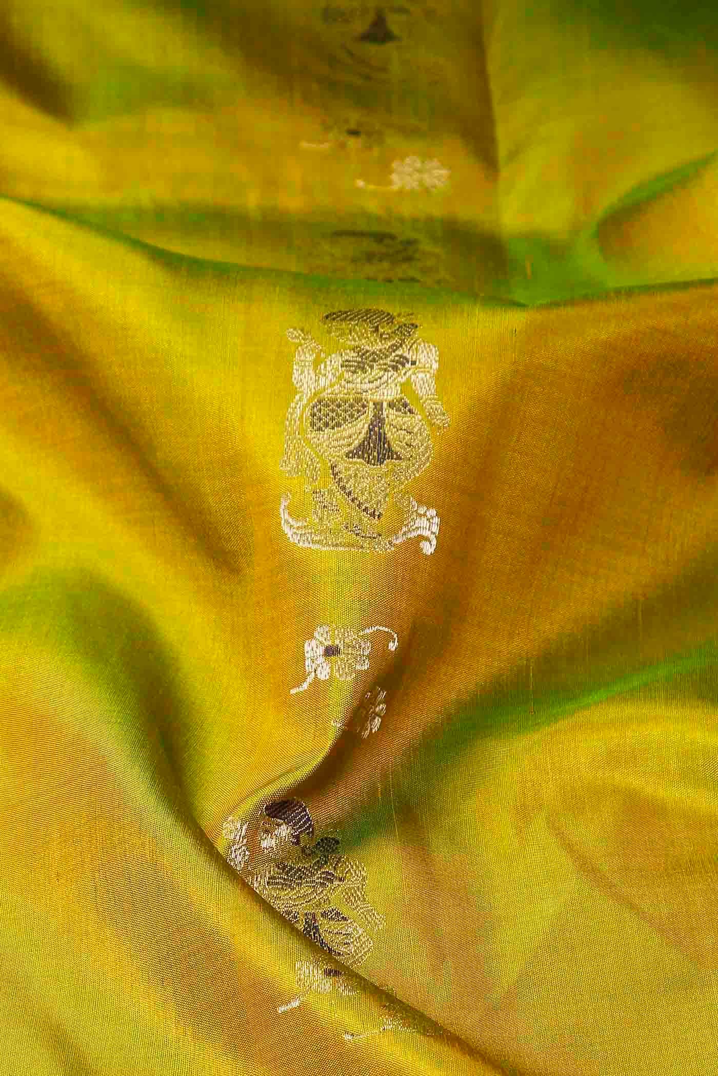 Green Baluchari Silk Saree