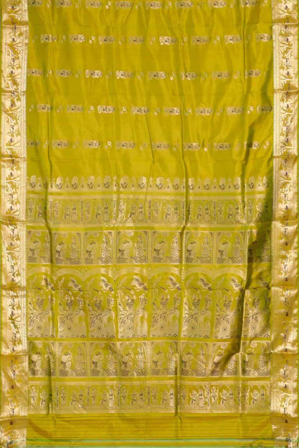 Green Baluchari Silk Saree
