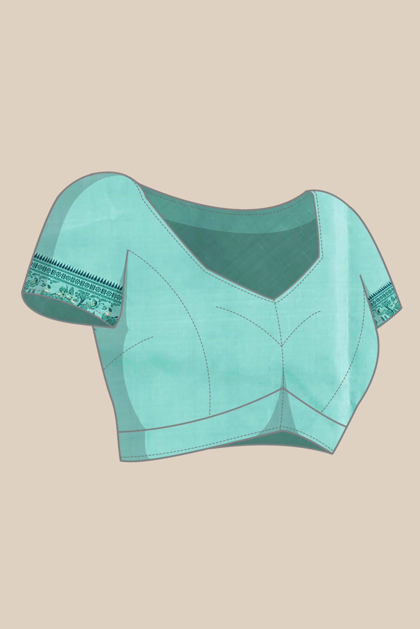 Blue Baluchari Silk Saree