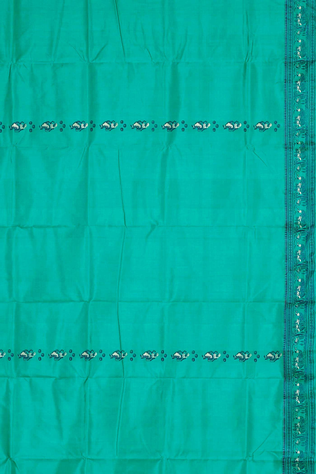 Blue Baluchari Silk Saree