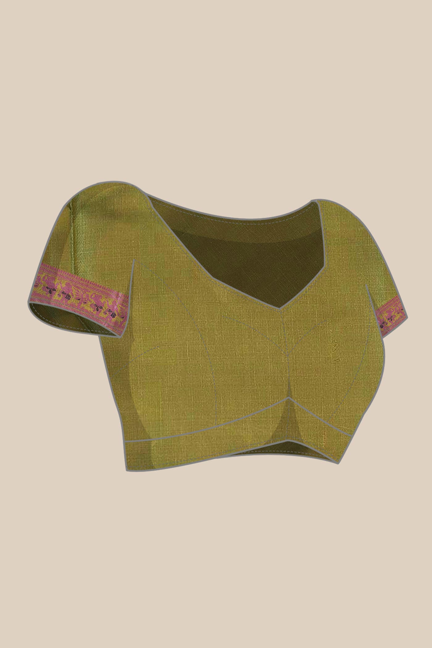 Green Baluchari Silk Saree