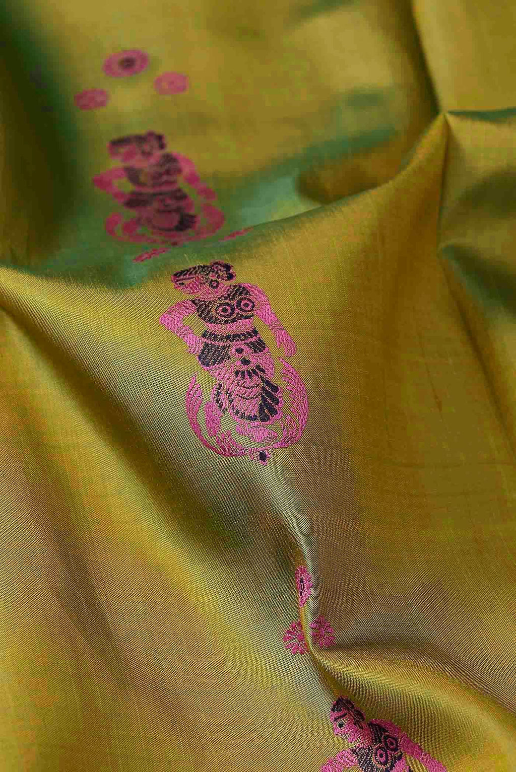 Green Baluchari Silk Saree