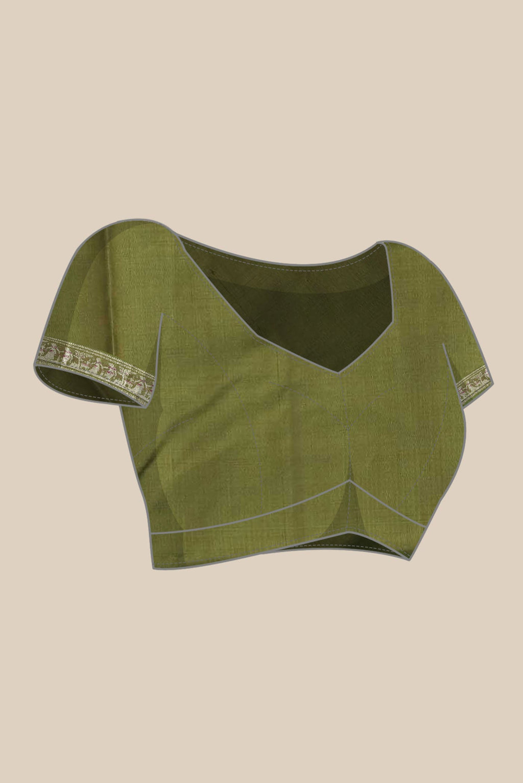 Green Baluchari Silk Saree