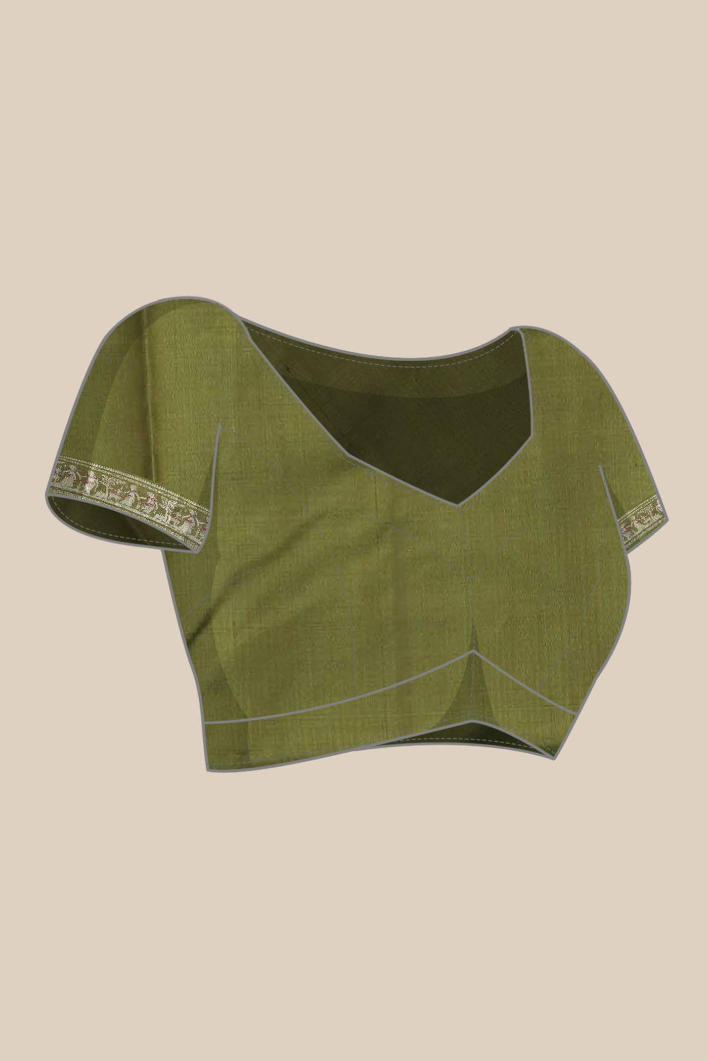 Green Baluchari Silk Saree