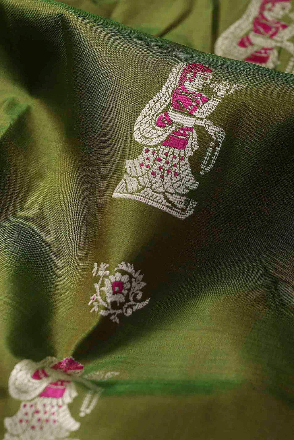 Green Baluchari Silk Saree