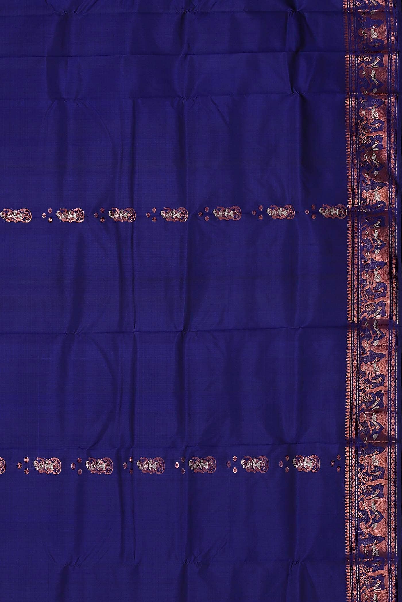 Blue Baluchari Silk Saree