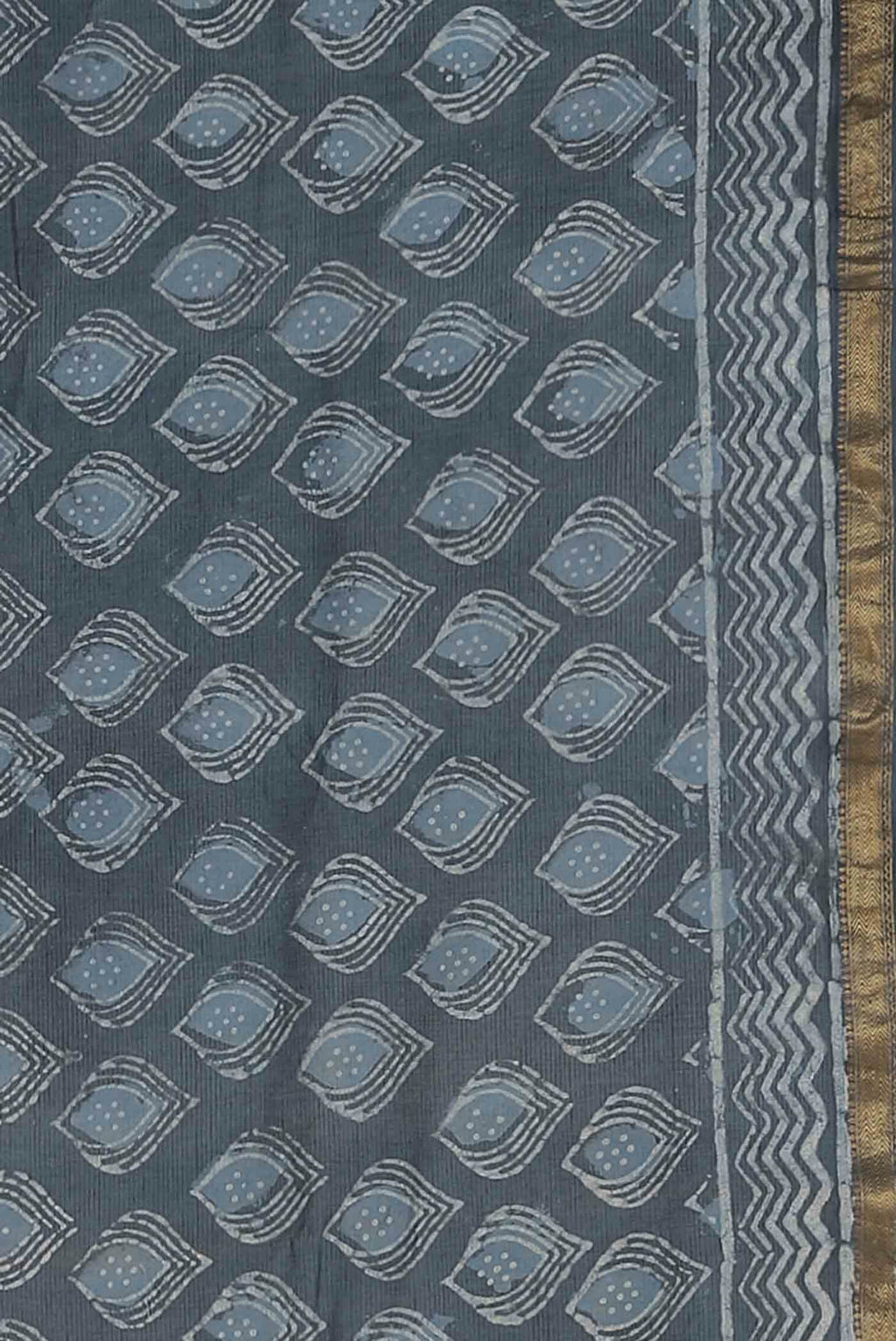 Blue Maheshwari Silk Cotton Saree