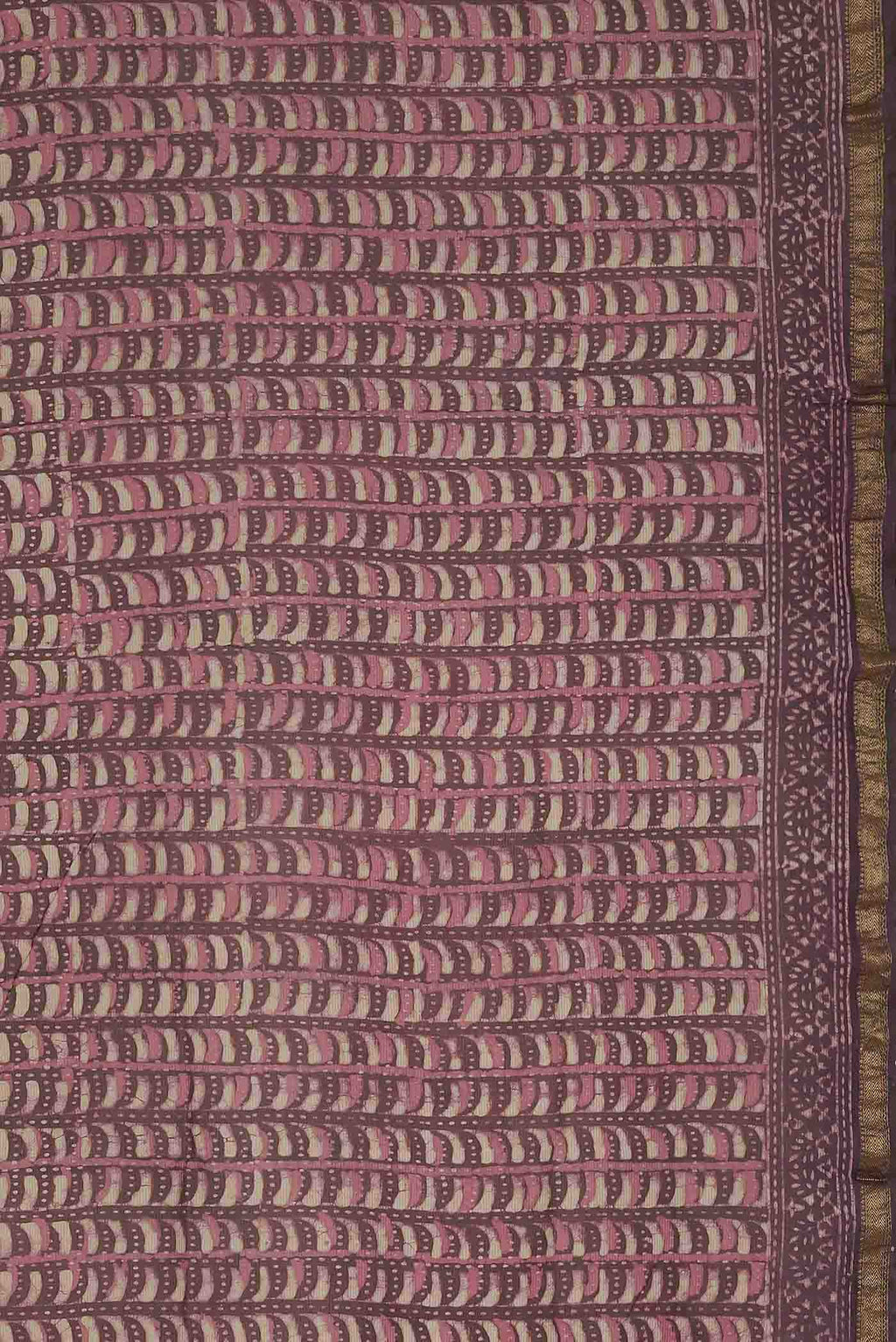 Mauve Maheshwari Silk Cotton Saree