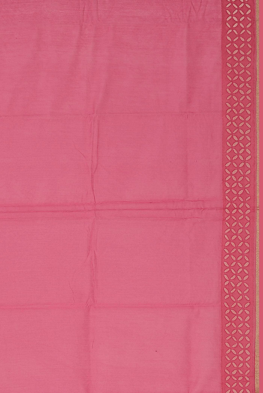 Pink Chanderi Silk Cotton Saree