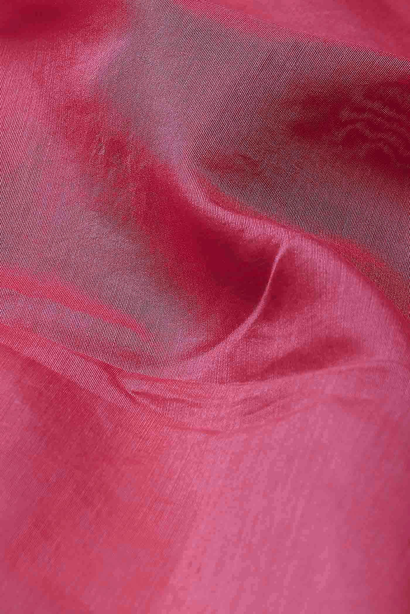 Pink Chanderi Silk Cotton Saree