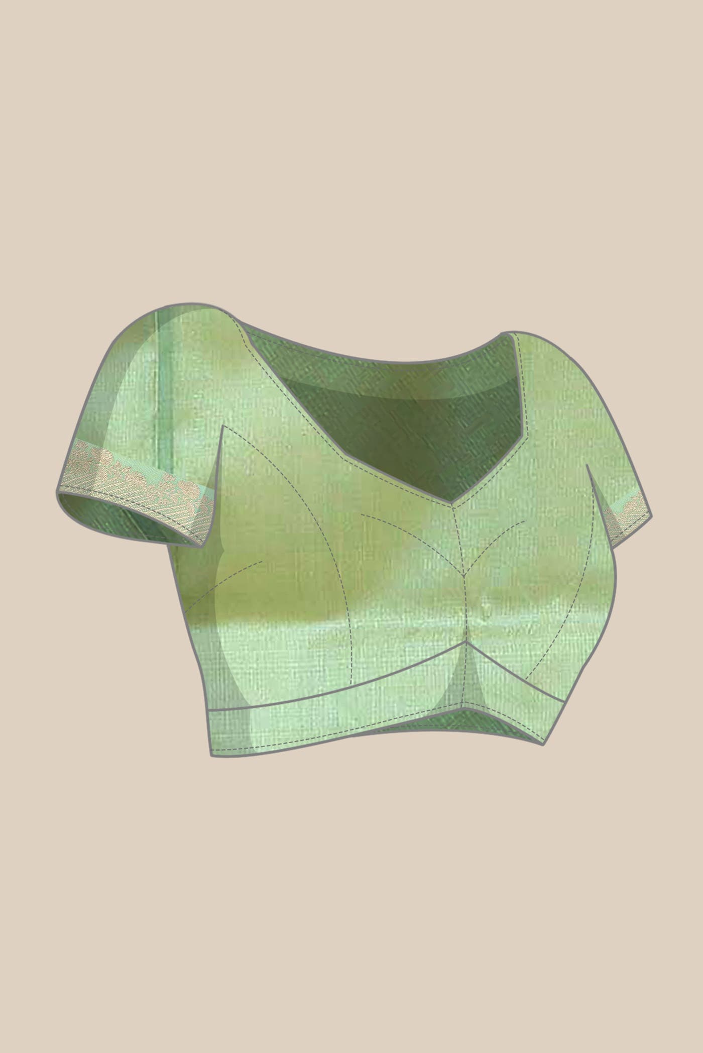 Green Banarasi Katan Silk Saree