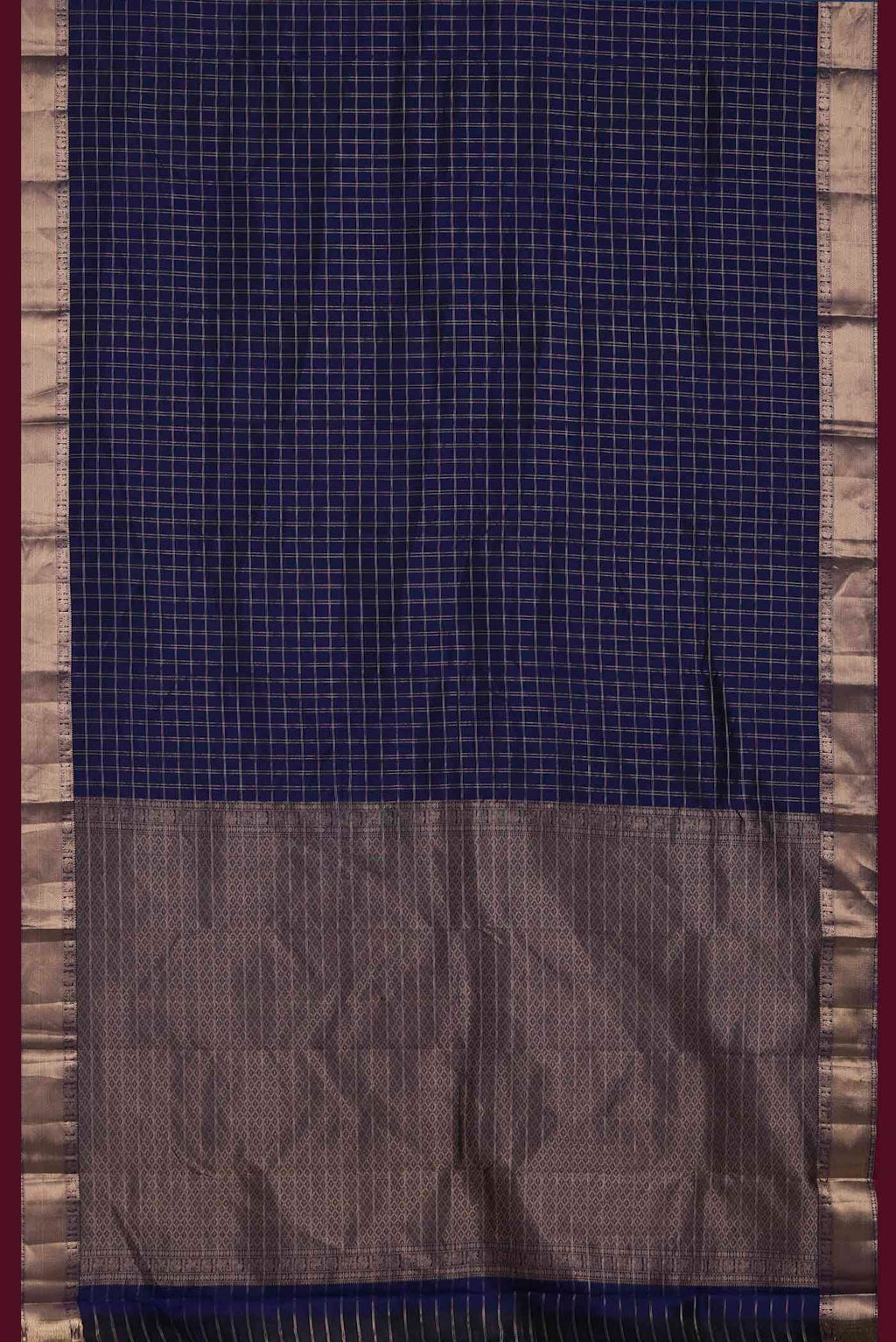 Blue Kanchipuram Silk Saree