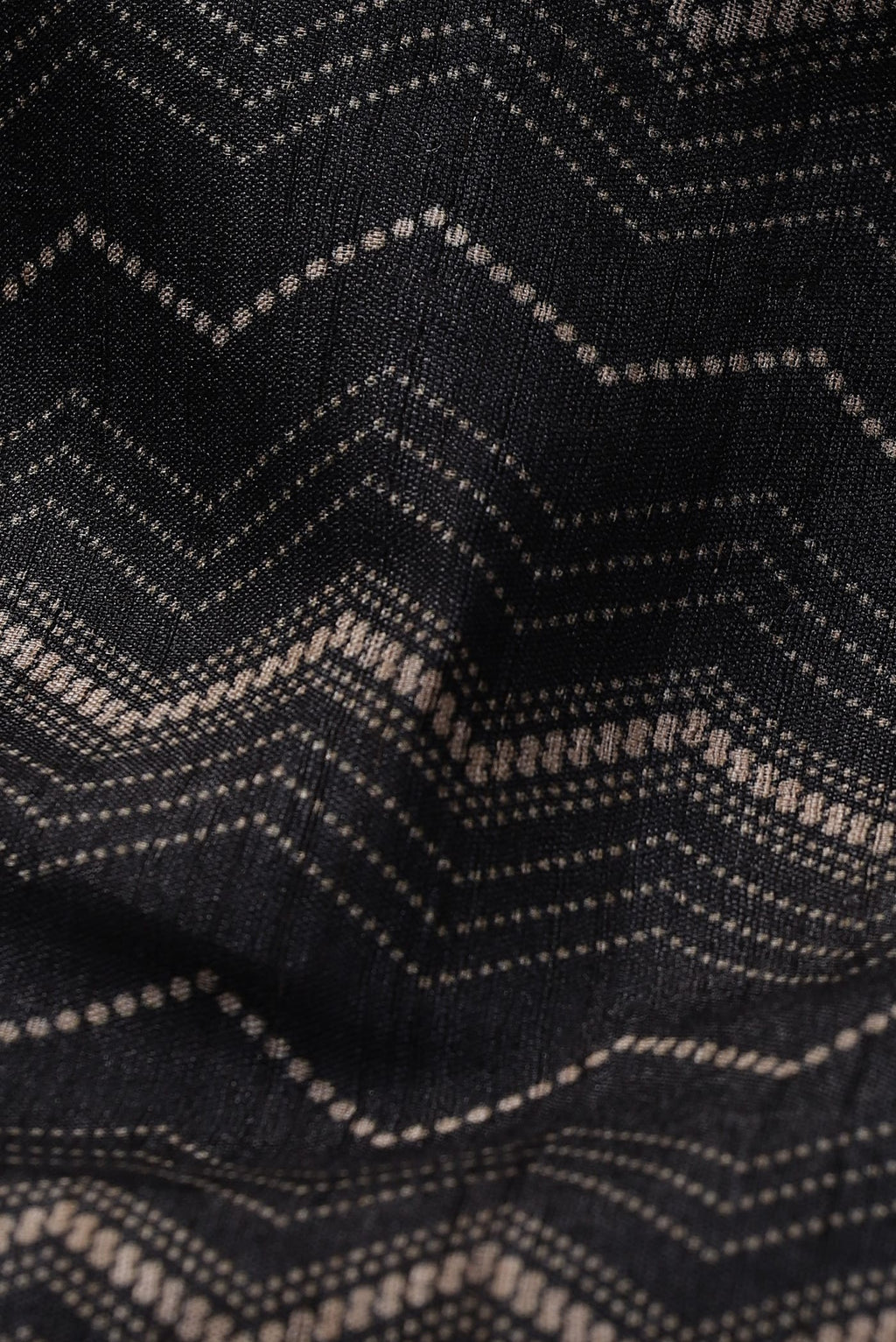 Black Bhagalpuri Tussar Silk Saree