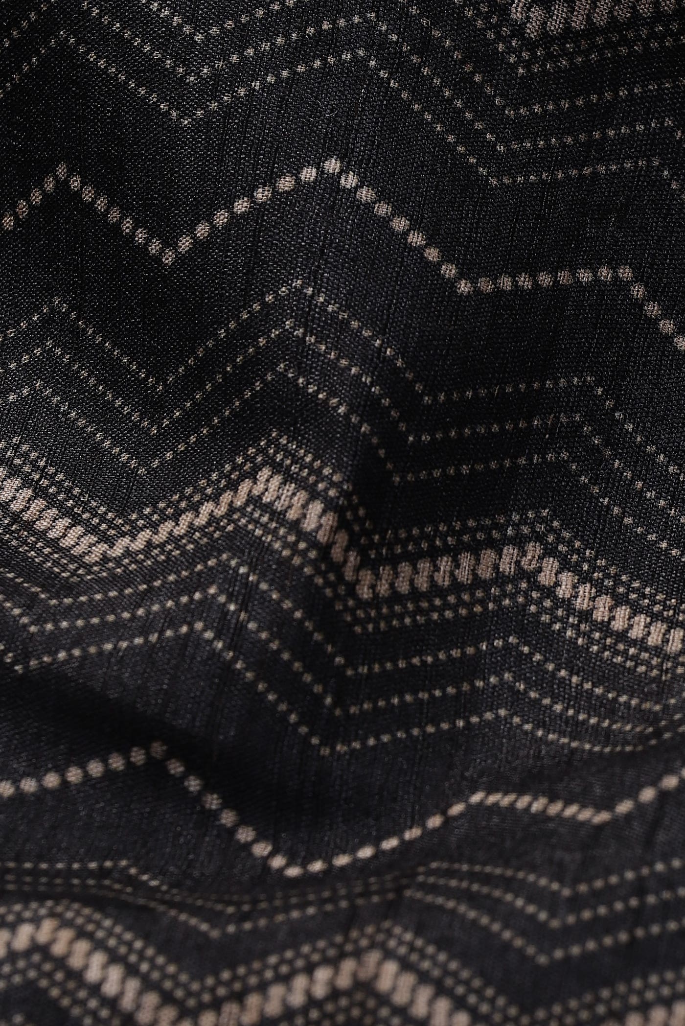 Black Bhagalpuri Tussar Silk Saree