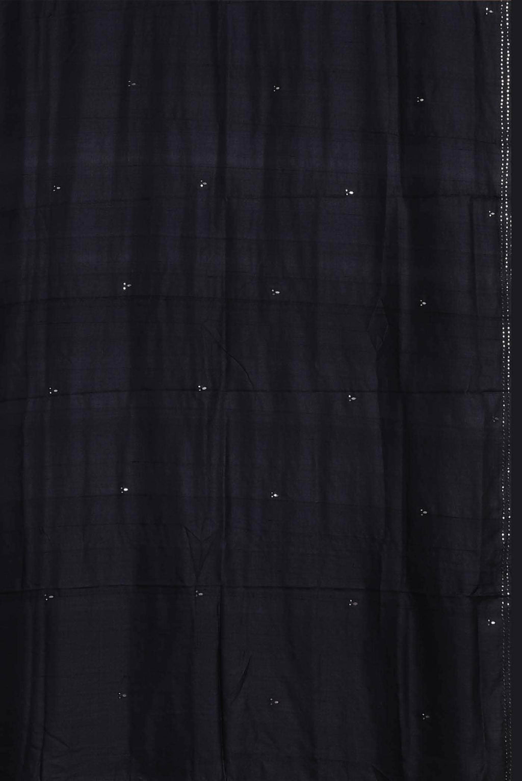 Black Bhagalpuri Tussar Silk Saree