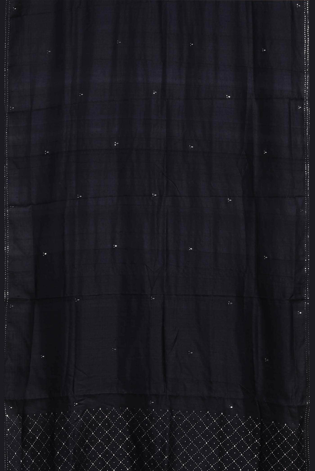 Black Bhagalpuri Tussar Silk Saree