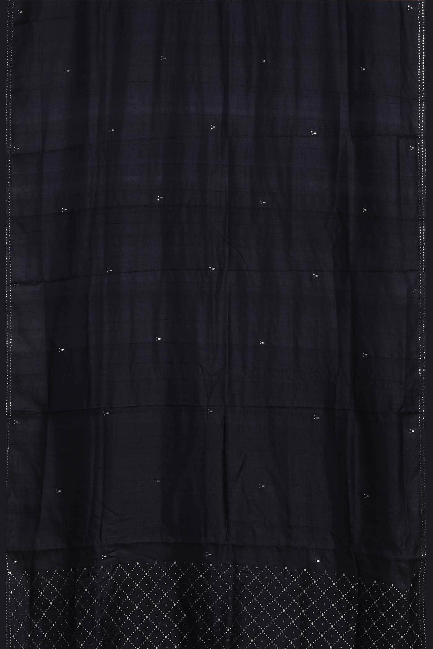 Black Bhagalpuri Tussar Silk Saree