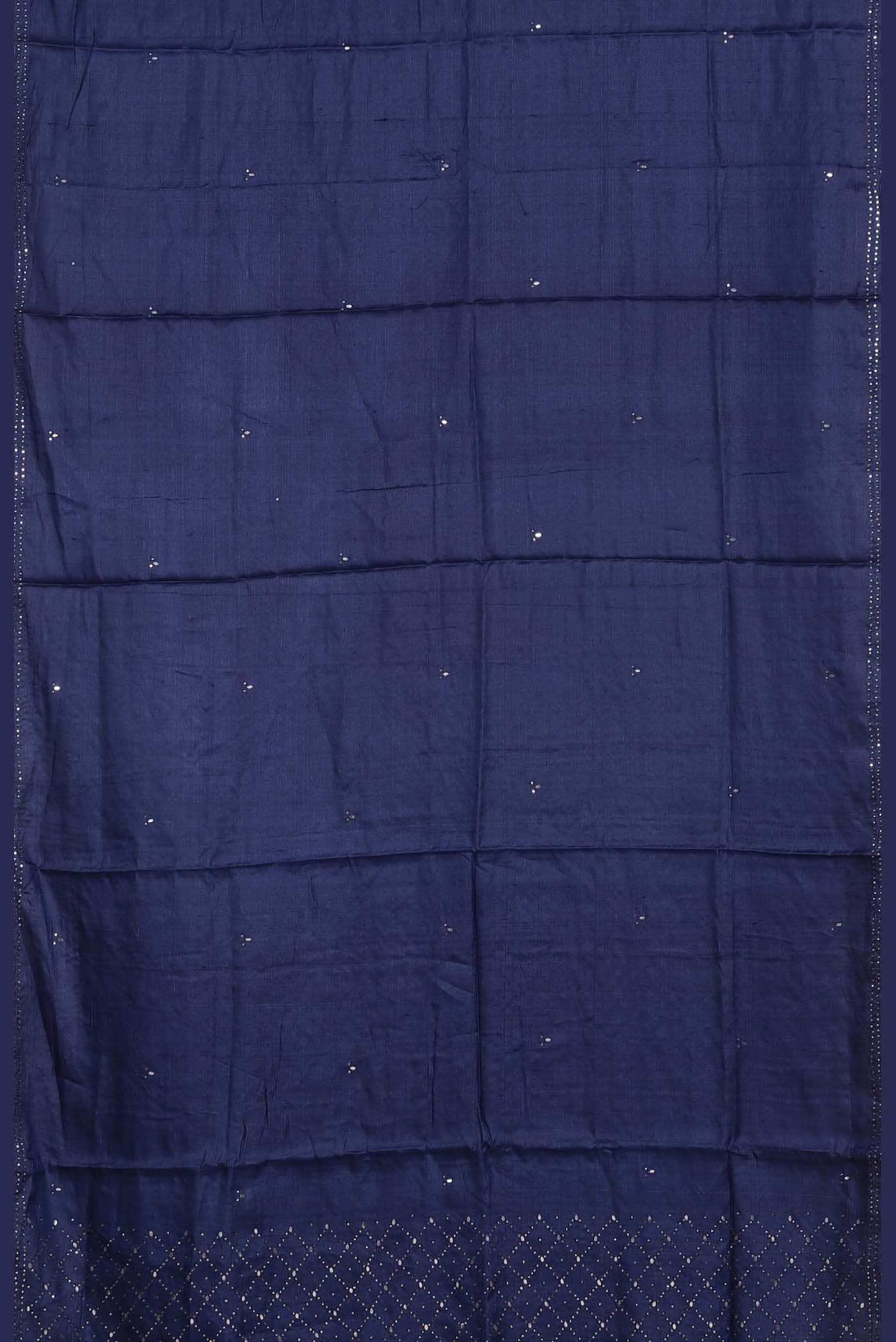 Blue Bhagalpuri Tussar Silk Saree
