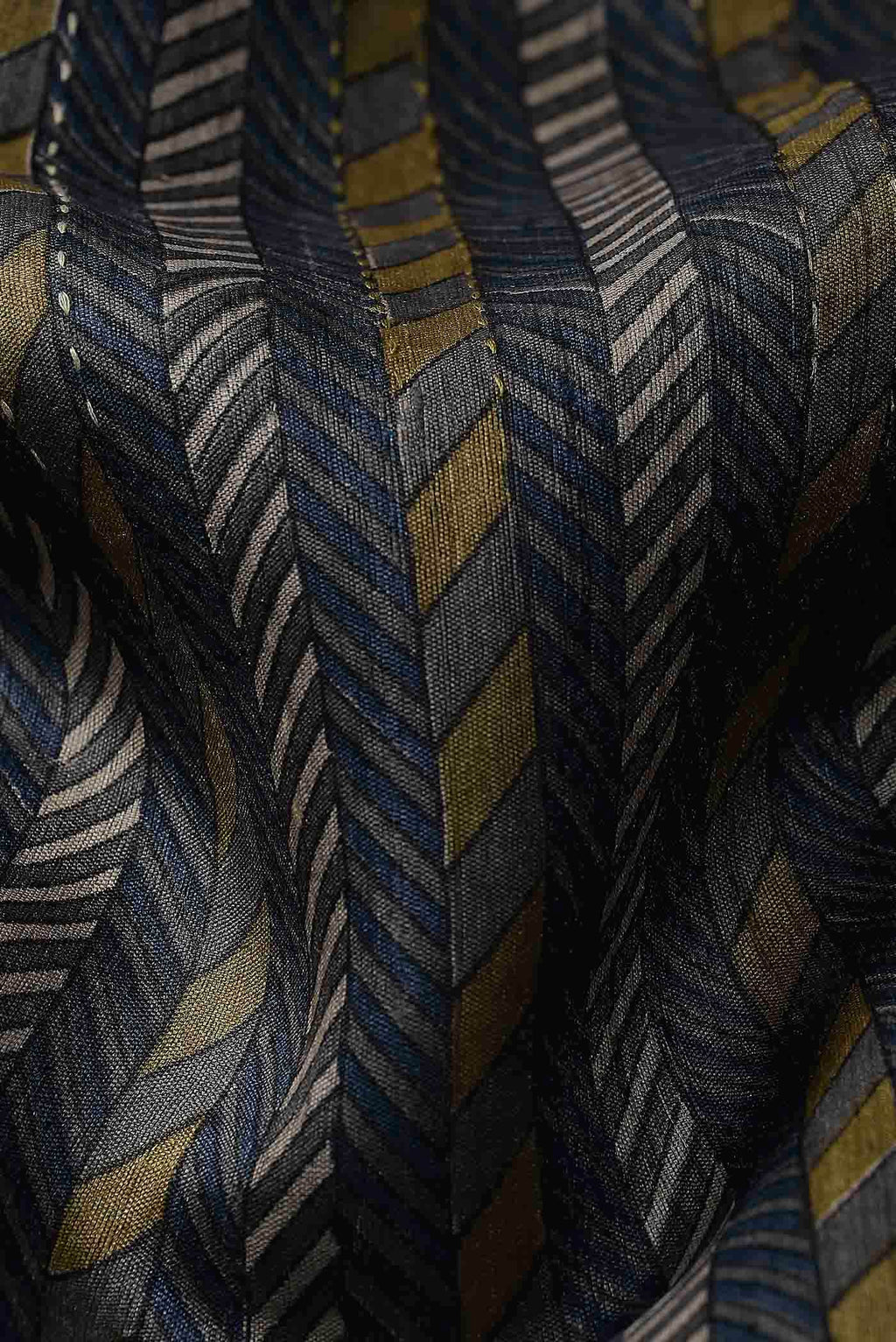 Grey Bhagalpuri Tussar Silk Saree