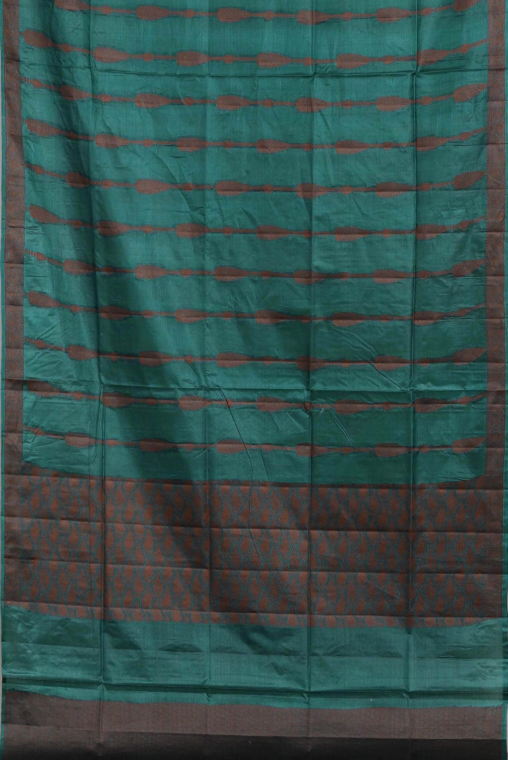 Green Banarasi Tussar Silk Saree