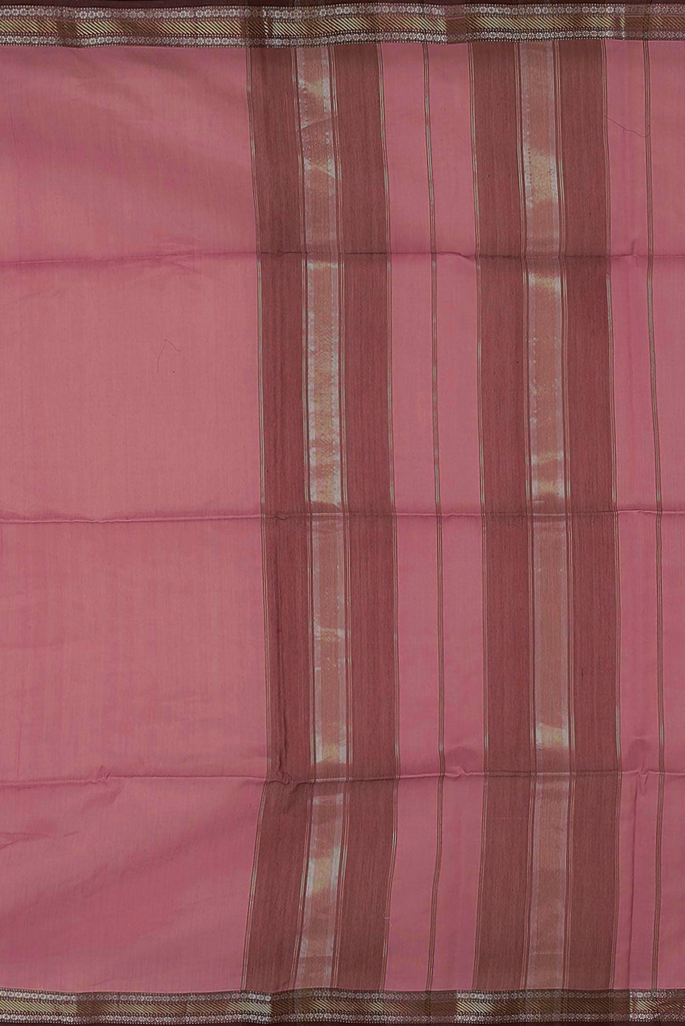 Pink Maheshwari Silk Cotton Saree