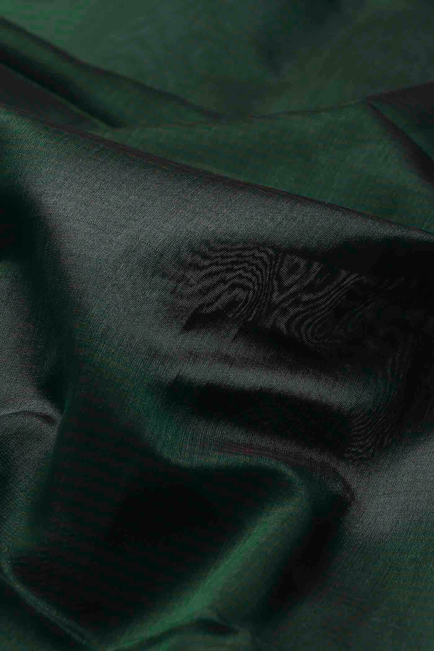 Green Maheshwari Silk Cotton Saree