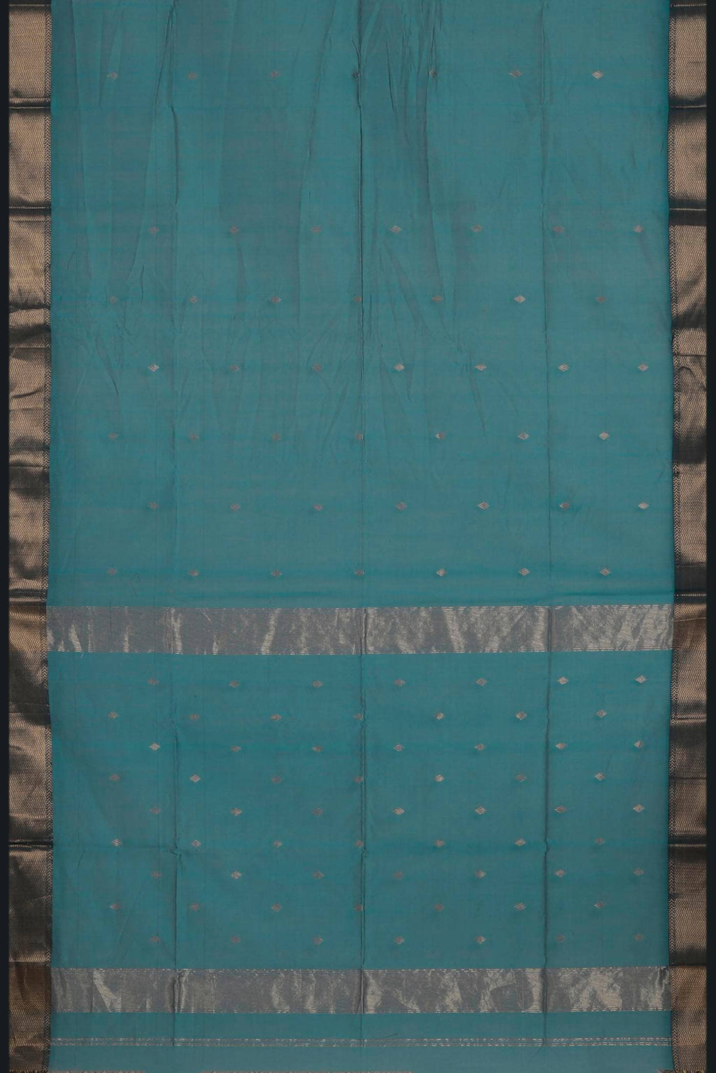 Blue Maheshwari Silk Cotton Saree