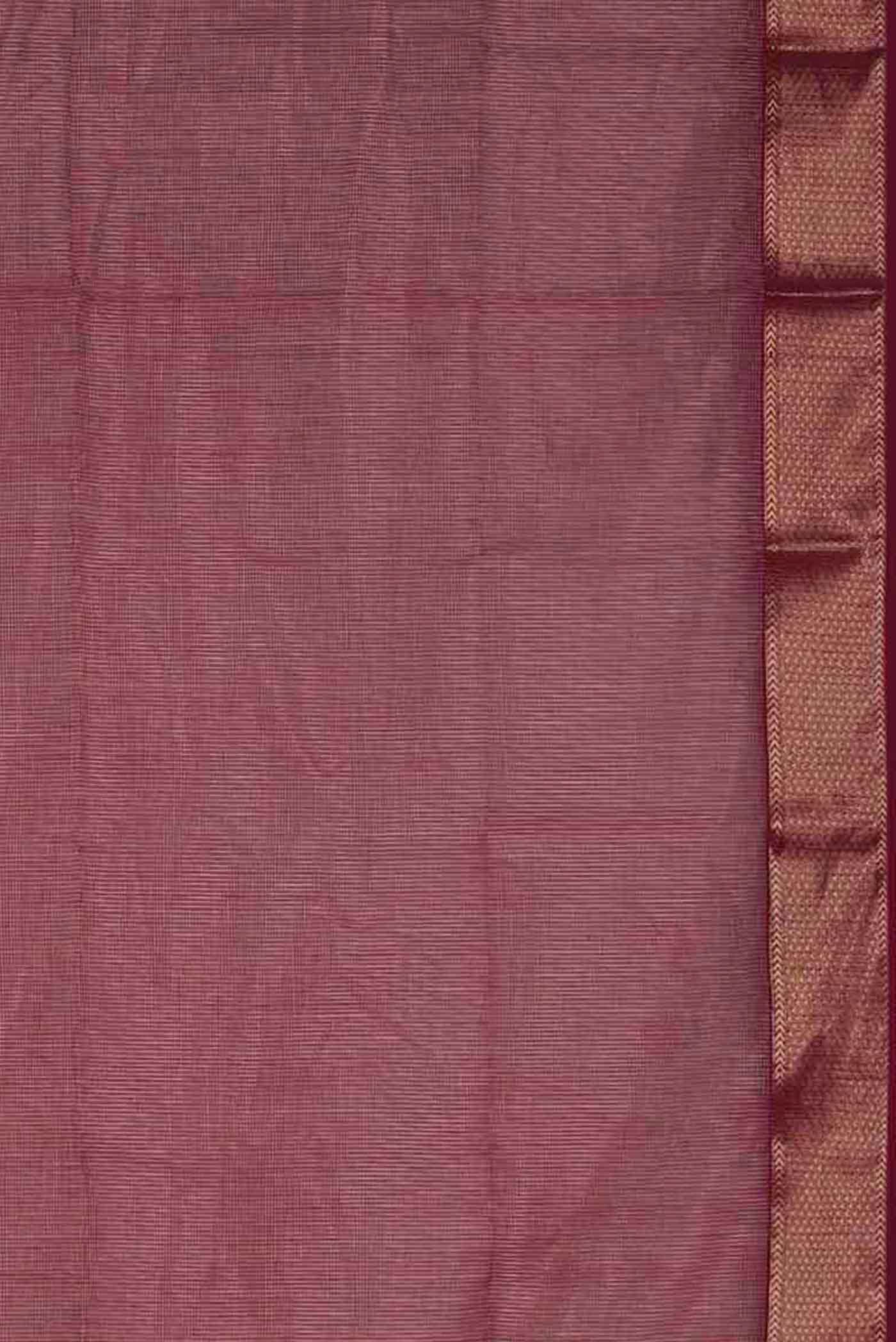 Pink Maheshwari Silk Cotton Saree