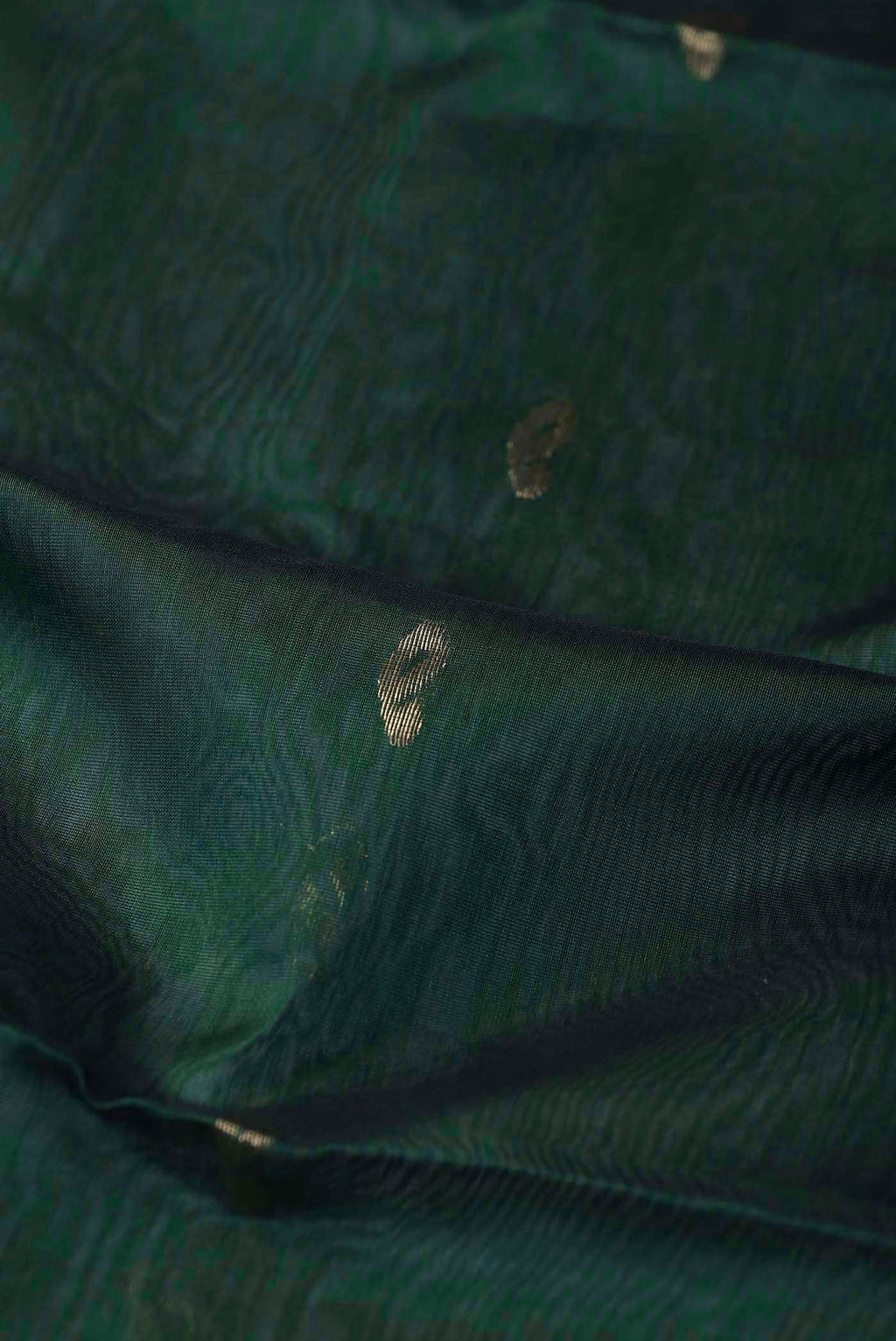 Green Maheshwari Silk Cotton Saree