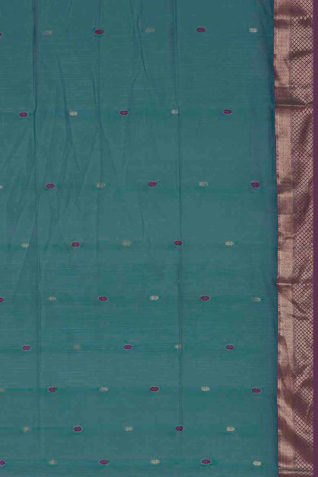 Blue Maheshwari Silk Cotton Saree