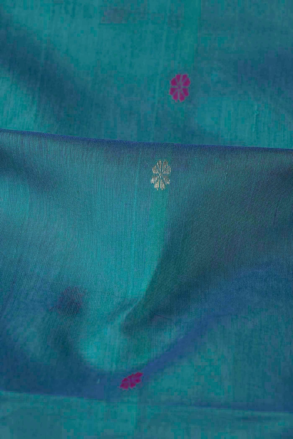 Blue Maheshwari Silk Cotton Saree