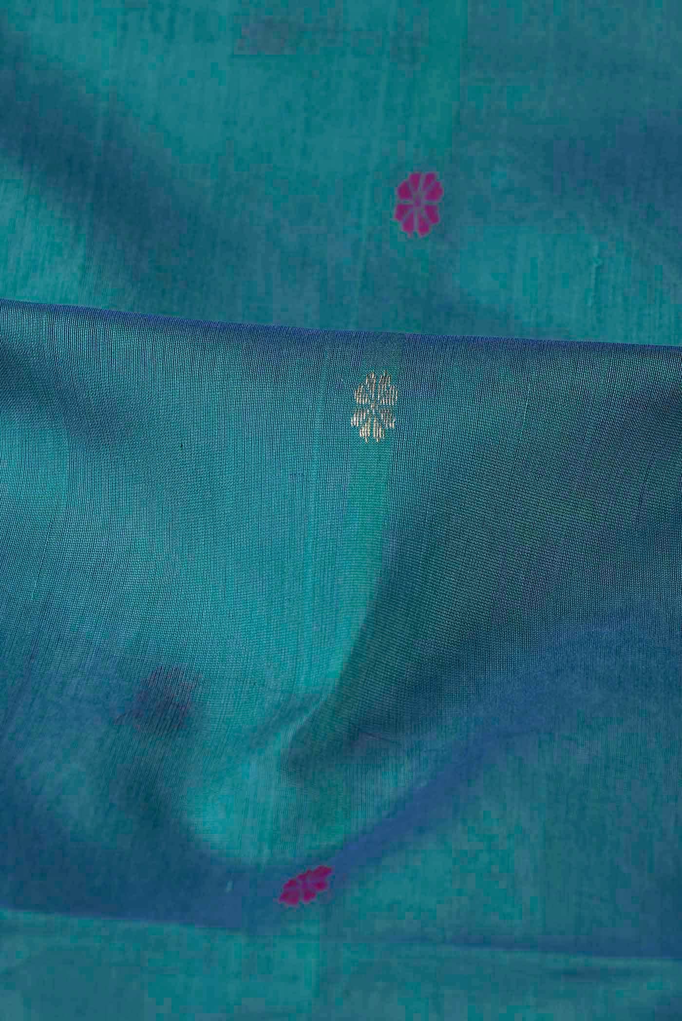 Blue Maheshwari Silk Cotton Saree
