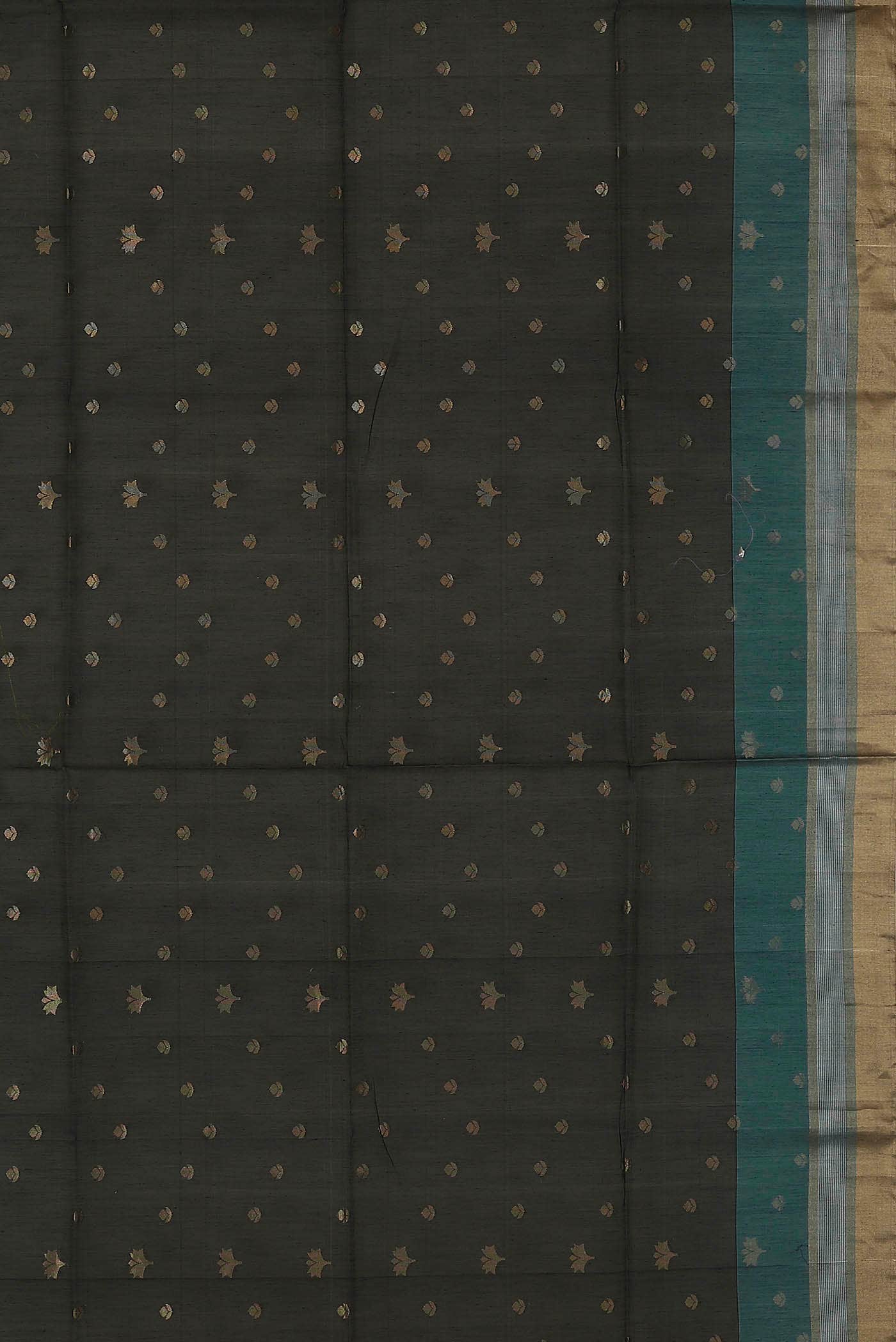 Black Silk Cotton Saree