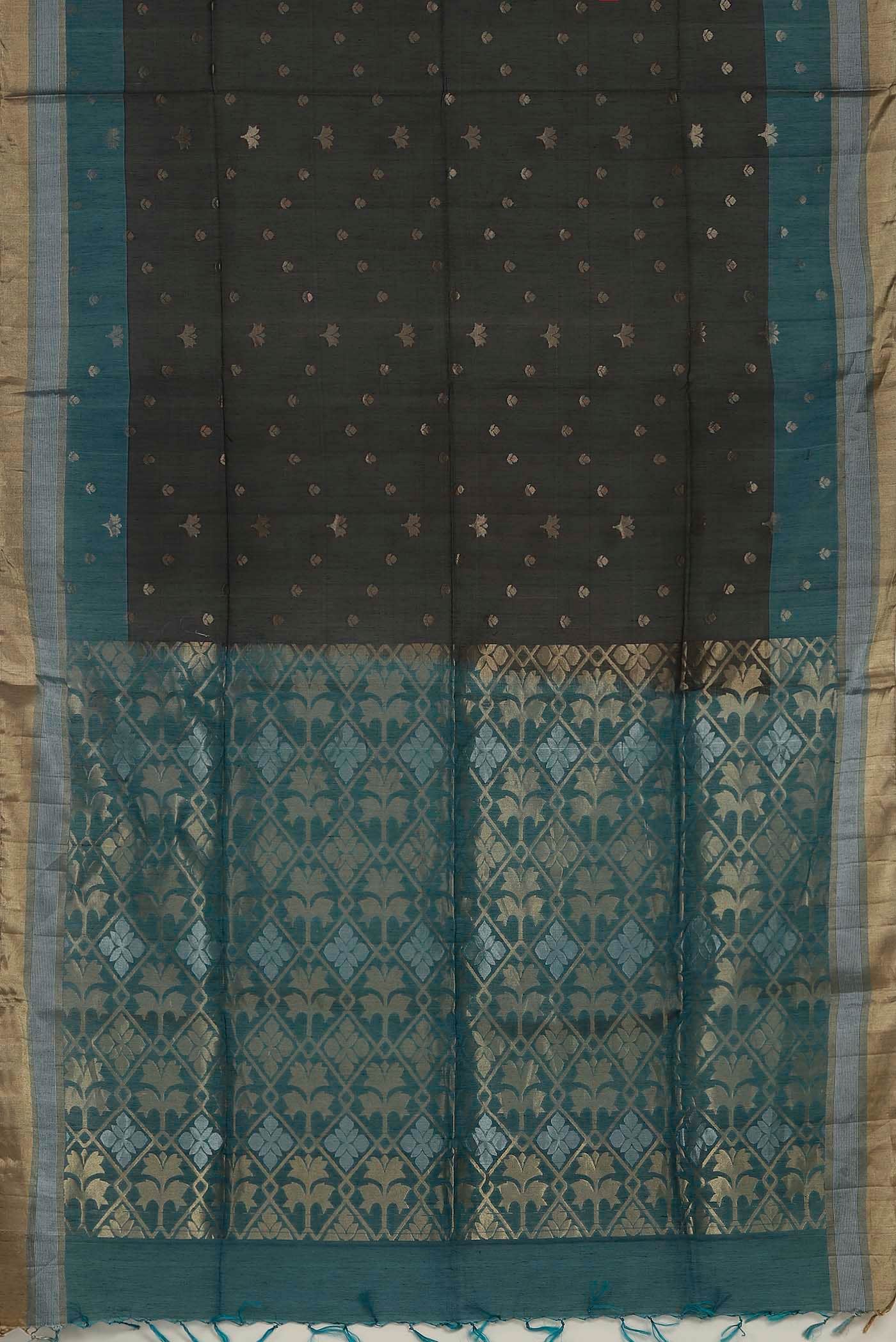 Black Silk Cotton Saree