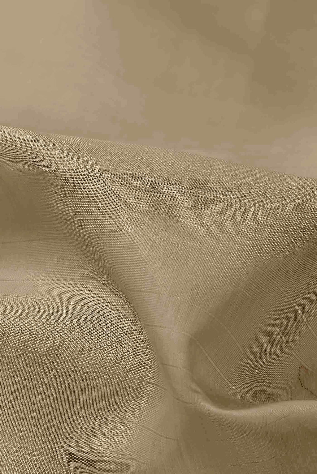 Beige Silk Cotton Saree