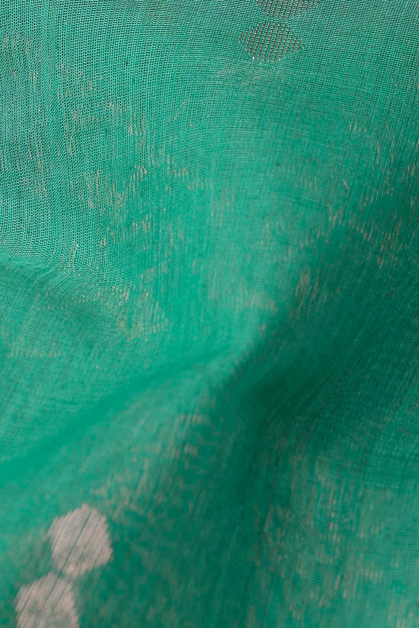 Green Silk Cotton Saree