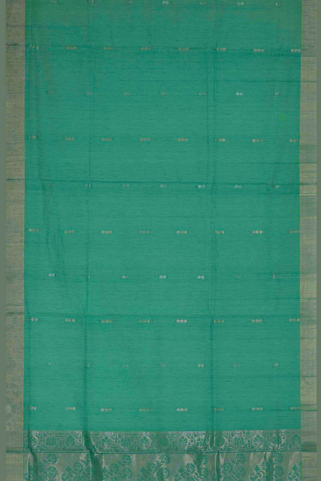 Green Silk Cotton Saree