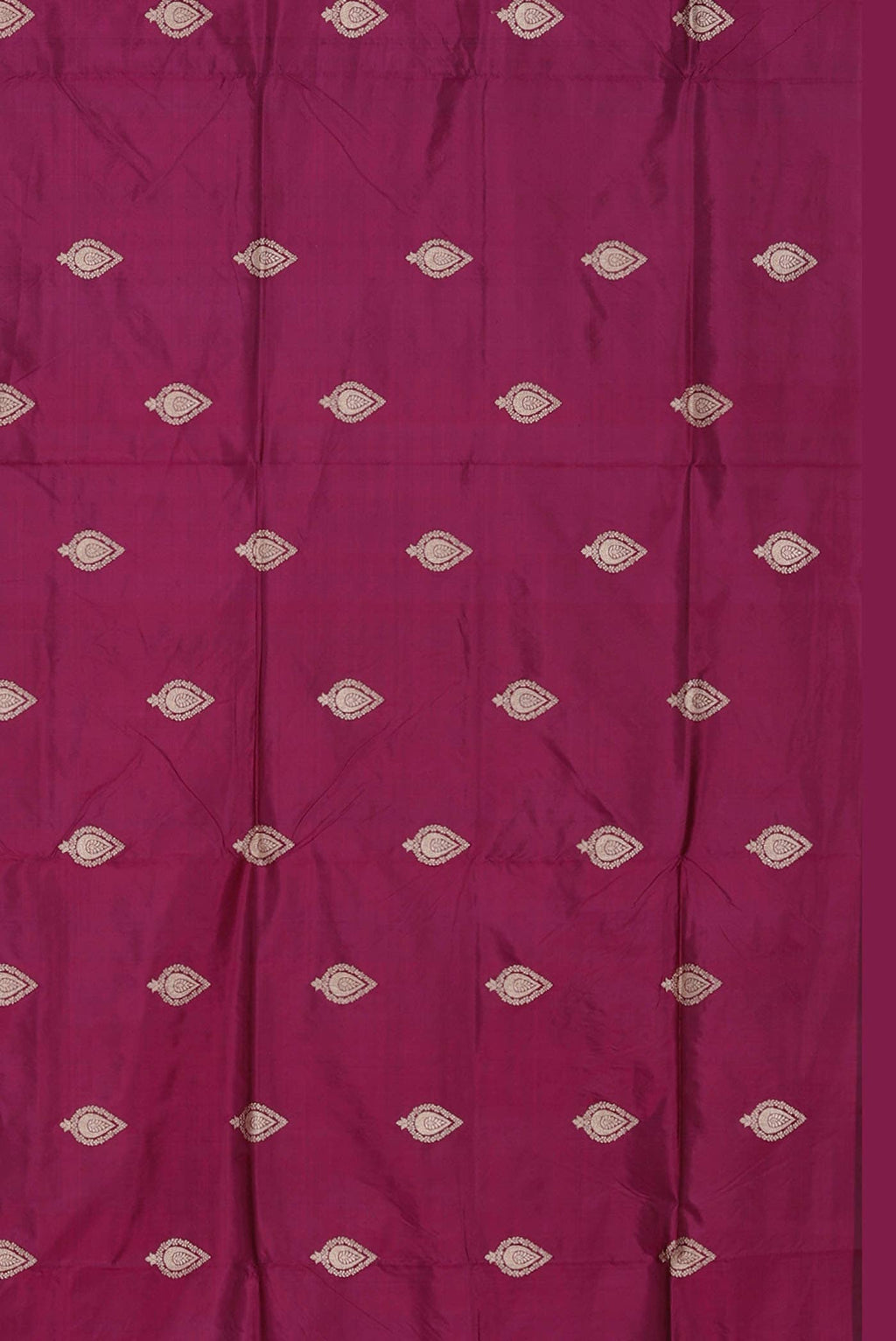 Dark Pink Banarasi Katan Silk Saree