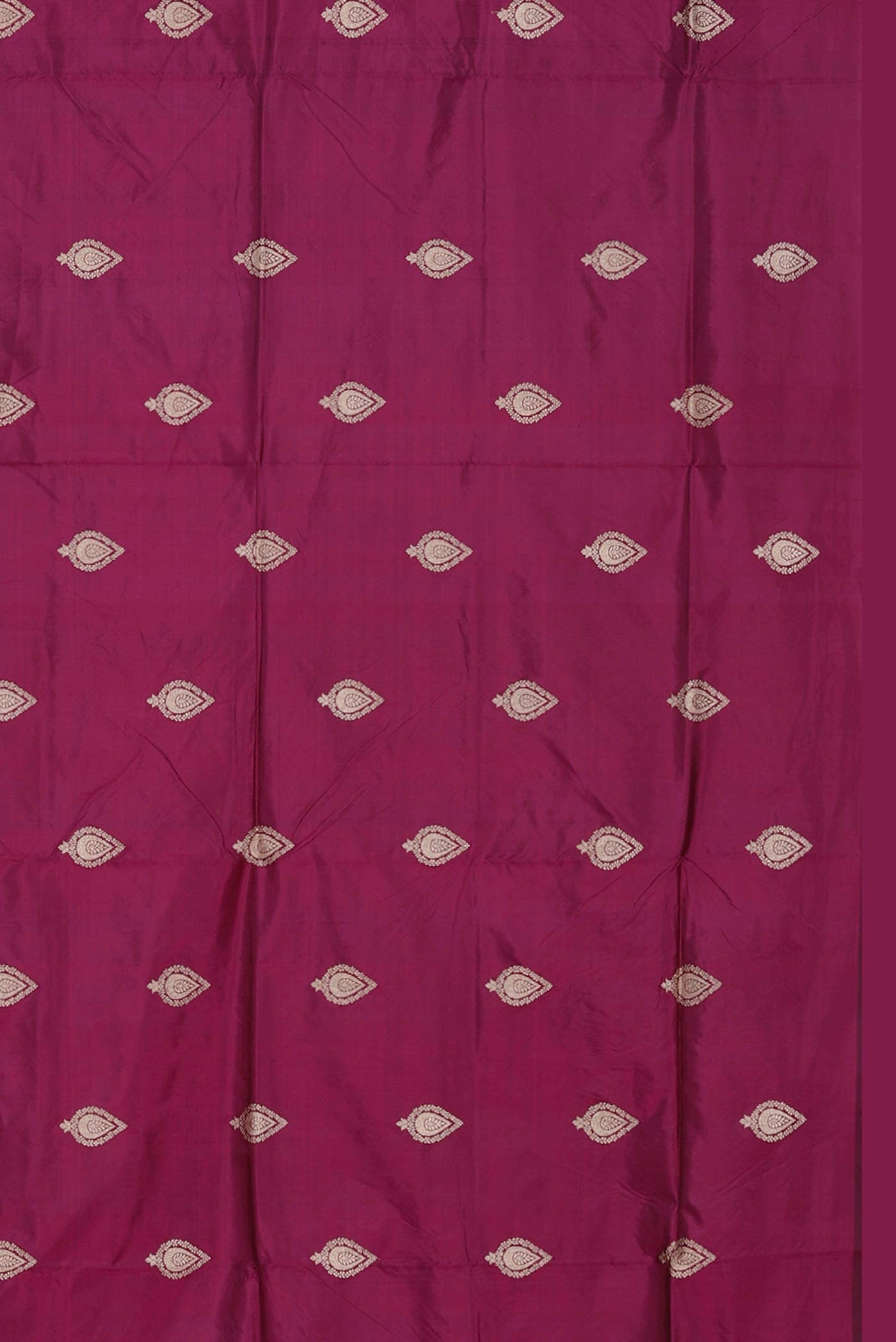 Dark Pink Banarasi Katan Silk Saree