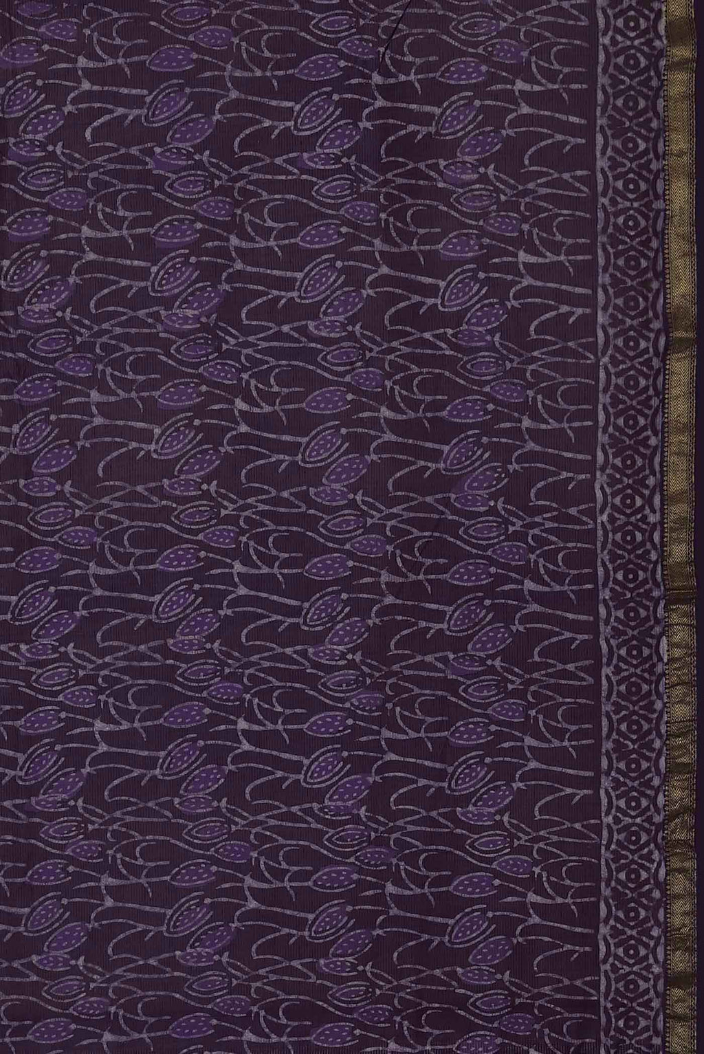 Violet Maheshwari Silk Cotton Saree