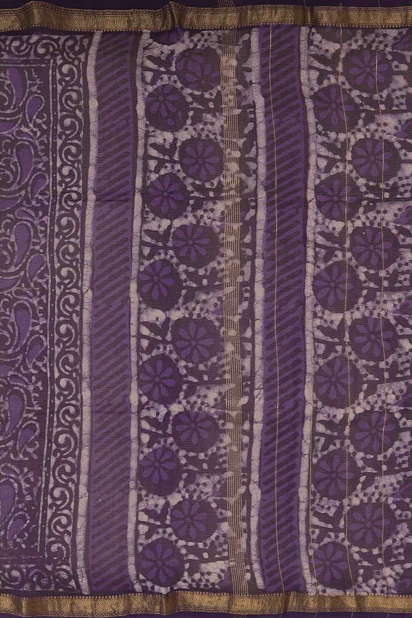 Violet Maheshwari Silk Cotton Saree