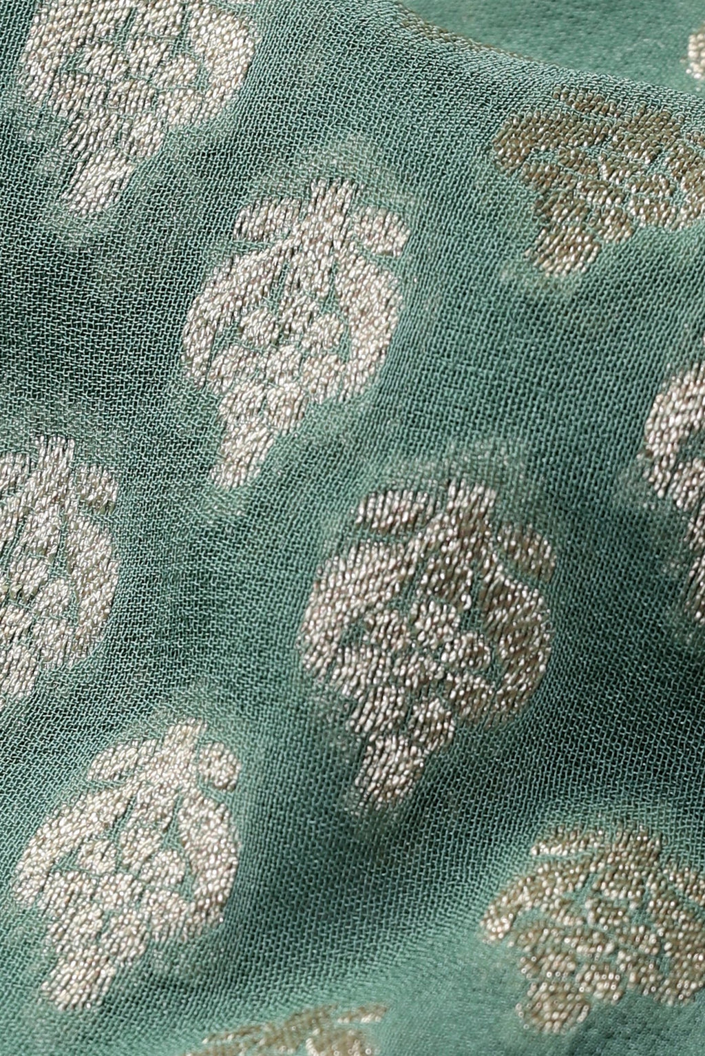 Green Banarasi Georgette Saree